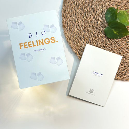 Big Feelings – Tiny Socks | Babykarte