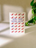 YOU ARE STILL HOT - Geburtstagskarte mit Chilis
