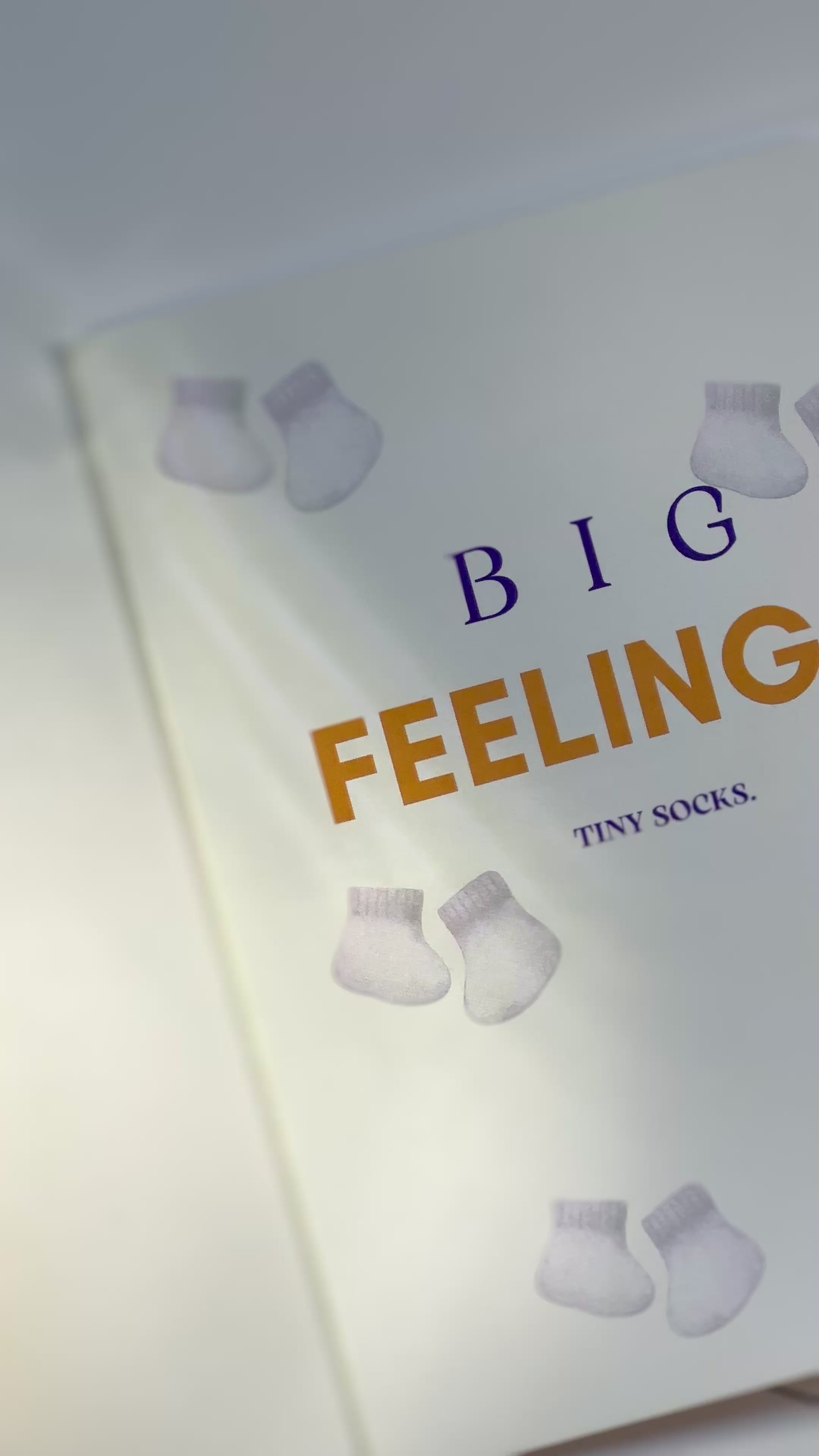 Big Feelings – Tiny Socks | Babykarte
